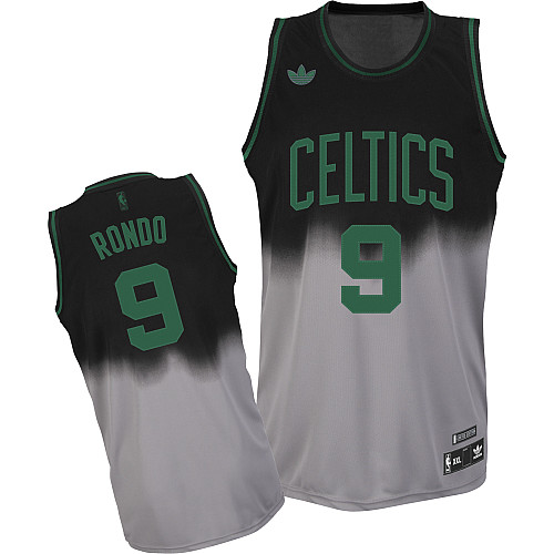 NBA Boston Celtics 9 Rajon Rondo Fadeaway Fashion Swingman Jersey